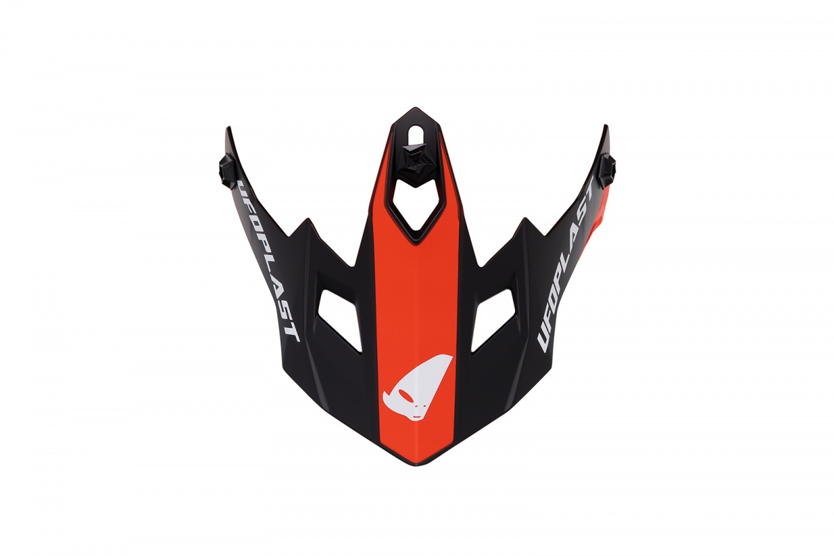 Frontino per HE13600 nero e rosso - Ricambi caschi - HR240-KB - Ufo Plast